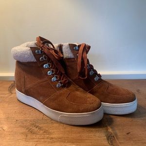 Steve Madden brown sneaker boots size 9